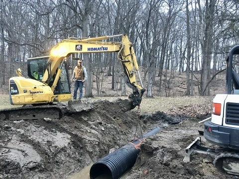 Placing Culvert