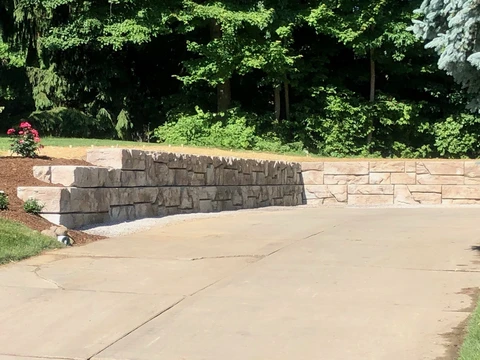 Driveway Retaining Wall