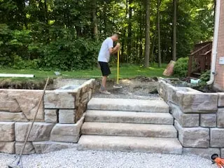 Retaining Wall Steps